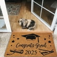 thumbnail image 3 of Graduation Season Front Door Mat 2025 Welcome Mat For Front Door With Non Backing Easy To Clean Entry Mats For Indoor Outdoor Porch Home Sized Throw Blanket Furry Rugs Rugs Dorm Room Huge Blanket, 3 of 4