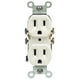thumbnail image 1 of Receptáculo dúplex Leviton, 15 A, 125 V, de grado residencial, paquete de 10, 1 of 3