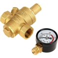 thumbnail image 2 of Reductor de presión de agua Dn15 Reductor de presión de agua ajustable de latón con manómetro para uso doméstico 1 pieza (hy), 2 of 5