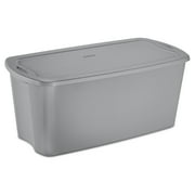 Sterilite Plastic 50 Gallon Tote Box Titanium