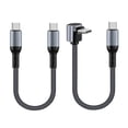 thumbnail image 6 of 60W USB C to USB C Charging Cable Flat Nylon Cord Data Sync Charging Cord Efficient Type C Cord Fast For Phone 15 Pad, 6 of 8