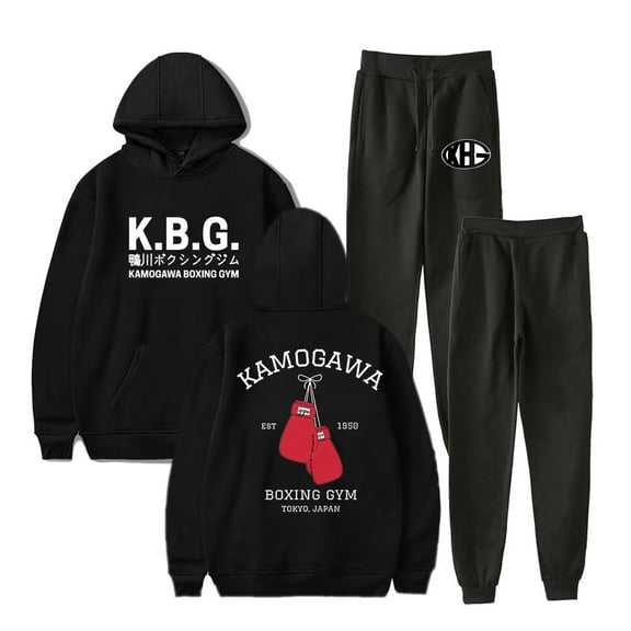 Hajime No Ippo KBG Logo Merch Hoodies Jogger Pants Winter Women Men Fashion Streetwear Sweatshirts