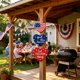 thumbnail image 4 of Patriotic Wooden Heart-Shaped Ornament For USA Independence Day Door Decoration Holiday Decor Wooden Sign, 4 of 6