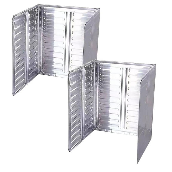 2Pack Guard Stove Splatter Guard | Aluminum 3 Oil Splatter Guard | High Temperature Fryer Guard | Foldable Grease Splatter Guard | Splatter Shield Cooking Utensils Home Decor