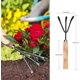 thumbnail image 5 of Juego de herramientas de jardinería, kit de herramientas de jardinería de 3 piezas que incluye tenedor de mano, rastrillo de mano y paleta de mano, regalos de jardín, 5 of 5