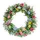 thumbnail image 1 of Corona de flores de huevo de Pascua Corona de puerta de primavera y verano Corona de flores artificiales para 45cm, 1 of 9