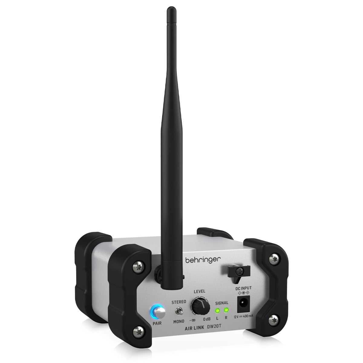 Klark Teknik AIR LINK DW 20T 2.4 GHz Wireless Stereo Transmitter for High-Performance Stereo Audio Broadcasting