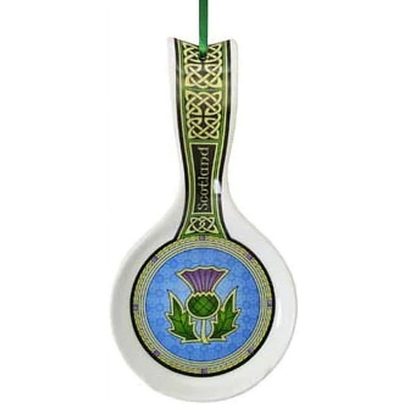 Scottish Thistle Spoon Rest Celtic Window by Royal Tara