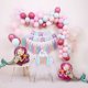 thumbnail image 5 of Juego de 2 globos gigantes de sirena de 38 "para cumpleaños, fiesta temática marina, decoración de boda JFHHH pequeña, 5 of 5