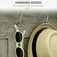 thumbnail image 5 of HOMCOM Hall Tree W/ Shoe Storage Bench Entryway Coat Rack Bench, Grey, 5 of 8
