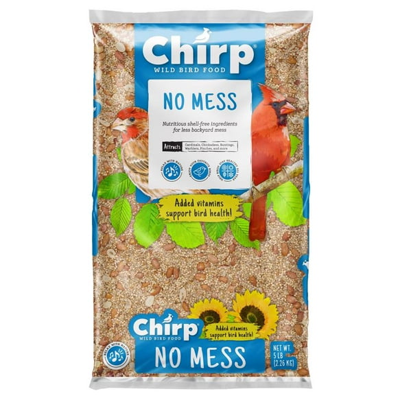 Alimento para pájaros silvestres Chirp No Mess, 2,27 kg
