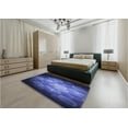 thumbnail image 4 of Ahgly Company Indoor Rectangle Patterned Light Slate Blue Area Rugs, 5' x 7', 4 of 6