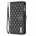 thumbnail image 5 of Wallet with [RFID Blocking] [9 Card Slots ] Zipper Pocket iPhone 11 Premium Soft PU Leather Magnetic Flip Folio with Wrist Strap Kickstand Protective Cover for iPhone 11,
Black, 5 of 7