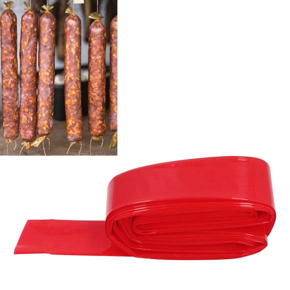 Plastic Sausage Casing Set, Ham Maker and Sausage Filler with Funnel Tubes for Homemade Use, Safe and Easy Sausage Making Accessories