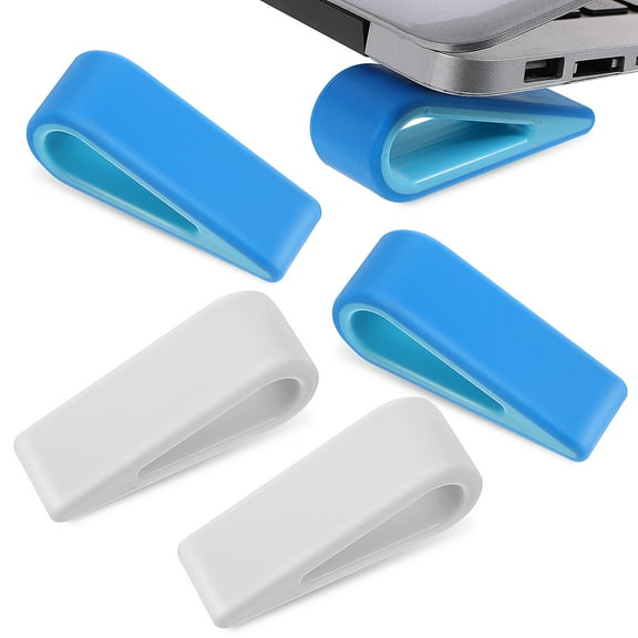 unbranded 4 Pcs Non Slip Laptop Riser Adjustable Holder Cooling Base Laptop Base Pad