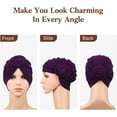 thumbnail image 2 of Phogary 6 Pack African Head Wrap Headbands for Women Turbans Hair Wraps Pre-Tied Pattern Bonnet Turban Knot Beanie Cover Hat, 2 of 9