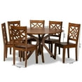 thumbnail image 7 of Bowery Hill Walnut Brown Finished Wood 7-Piece Dining Set, 7 of 7