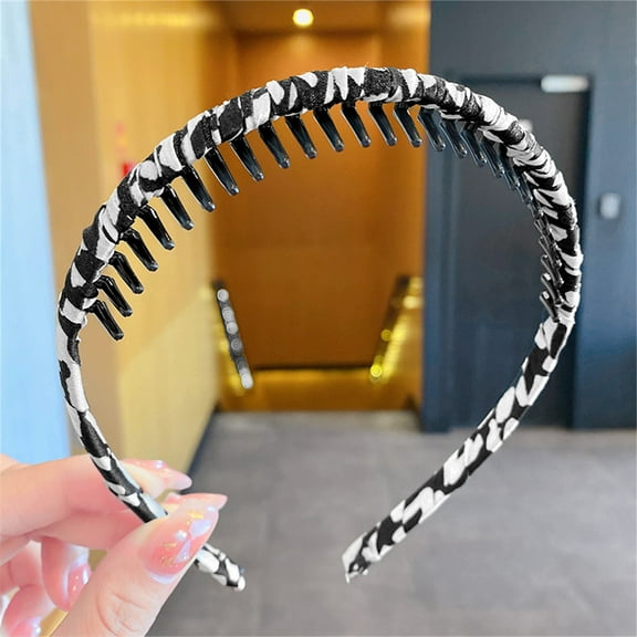 TYTSPEASY Teeth Headbands For Women Multicolors Non Tooth Hair Clips Small Clips For Thick Hair Pinzas Para El Cabello De Mujer Girls Barrettes For Hair Black Hair Accessories For Women