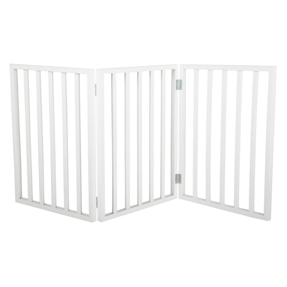 Petmaker Freestanding Foldable Wooden Pet Gate