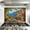Color 4, variant on Kitchen Backsplash Peel and Stick Wall Mural Mediterranean Seaside Town View Lemon Tree Sunset Removable Mural 35.4"W x 23.6"H, Oil Proof Vinyl Wallpaper for Fireplace & Behind Stove