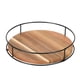 thumbnail image 3 of Organizador Giratorio de Madera Antideslizante para Gabinete, Despensa, Encimera de Cocina, Refrigerador, Especiero, Negro Carbonizado, 3 of 5