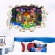 thumbnail image 4 of Minecraft huir etiqueta de la pared de dibujos animados anime 3D minecraft autoadhesivo PVC etiqueta removible para pared, 4 of 5