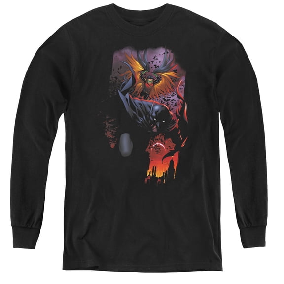 Batman - Batman & Robin #1 - Youth Long Sleeve Shirt - Small