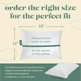 thumbnail image 7 of ComfyDown Toddler Pillow - Filled with 800-FP Goose Down, 300-TC Cotton Cover Standard, 7 of 7