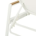 thumbnail image 5 of Terrance Outdoor Wicker and Aluminum Chaise Lounge, Set of 2, White, 5 of 7