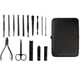 thumbnail image 5 of Juego de cortaúñas de acero inoxidable de 15 piezas, cuchillo para manicura y pedicura, pinzas de belleza, herramientas para uñas, paquete fino, 5 of 6