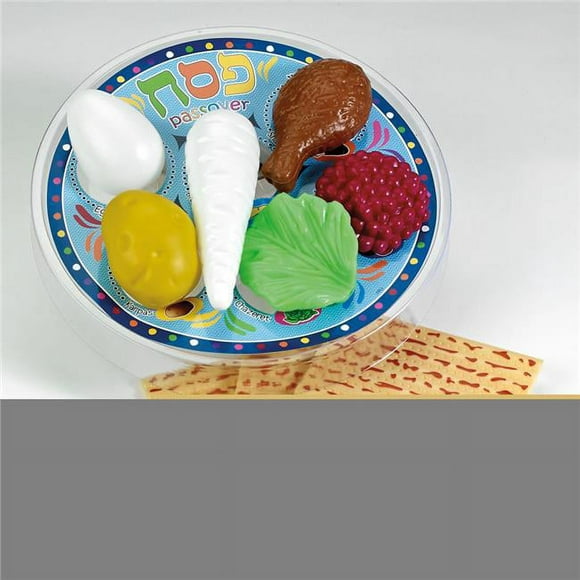 Rite Lite Passover Deluxe Jeu Seder Set, 10 Pièce Cadeau Boîte Décor pour les Vacances Pesach - Plaisir pour les Enfants et la Famille