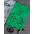 thumbnail image 3 of Video Game Ghost Graphic Women Kelly Green T-Shirt, Female Large, 3 of 4
