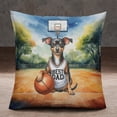 thumbnail image 2 of Happy Father's Day Rat Terrier Playing Basketball with Best Dad Jersey Pillowcase Double Sided Ratty Dog Lover Pillow Case Covers - 13006, 2 of 3