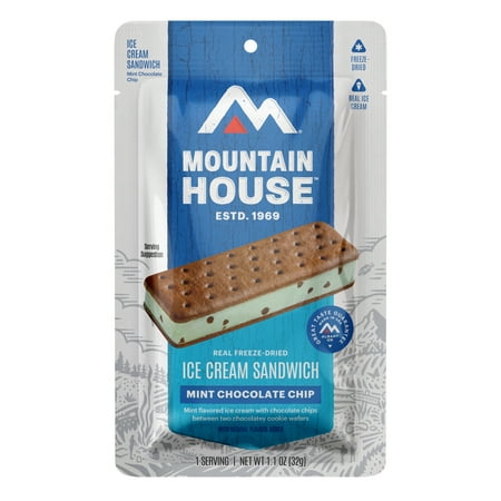 Mountain House Low Claorie Mint Chocolate Chip Ice Cream Sandwich Bars