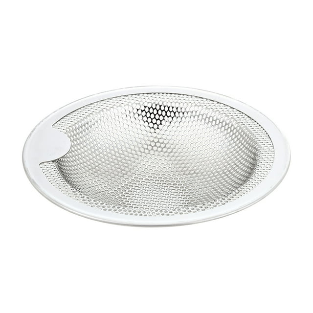Colador de Fregadero de Acero Inoxidable, Filtro Protector de Drenaje de Cocina de 10 Cm para Restos de Comida, Apto para Lavavajillas.