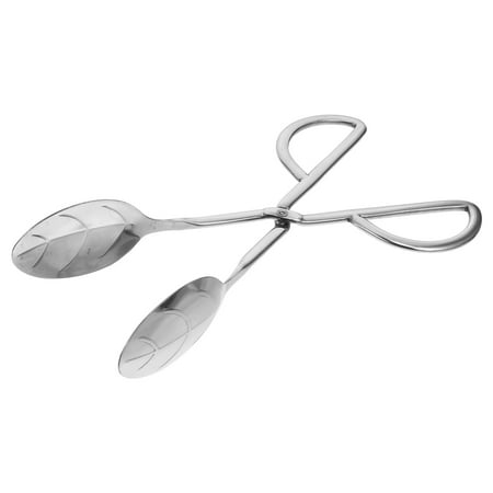 

Scissor Food Tong Leaf Food Tong Stainless Steel Food Tong Household Food Tong High Temperature Food Tong1 Pc Family-style Durable Leaf-shaped Scissors Shape Food Tong (Silver)