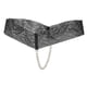 thumbnail image 4 of Sexy Women Crotchless Panties Sheer Lace Thong Underwear Pearls Strings Black -l, 4 of 5