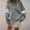 Gray, variant on Womens Varsity Striped Oversized Sweatshirt Crewneck Long Sleeve Casual Fashion Pullover Top Spring Fall Outfits Wine XXXL