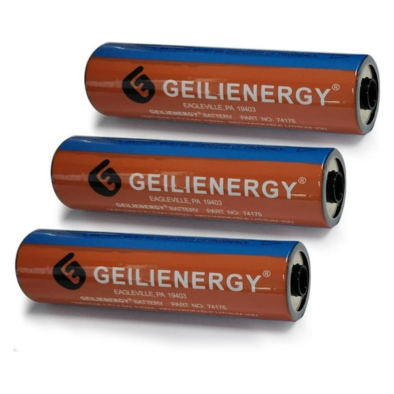 74175 Battery 3.7V 2600mAh Lithium-ion Rechargeable Batteries Compatible for Strion Flashlight (3 Count)