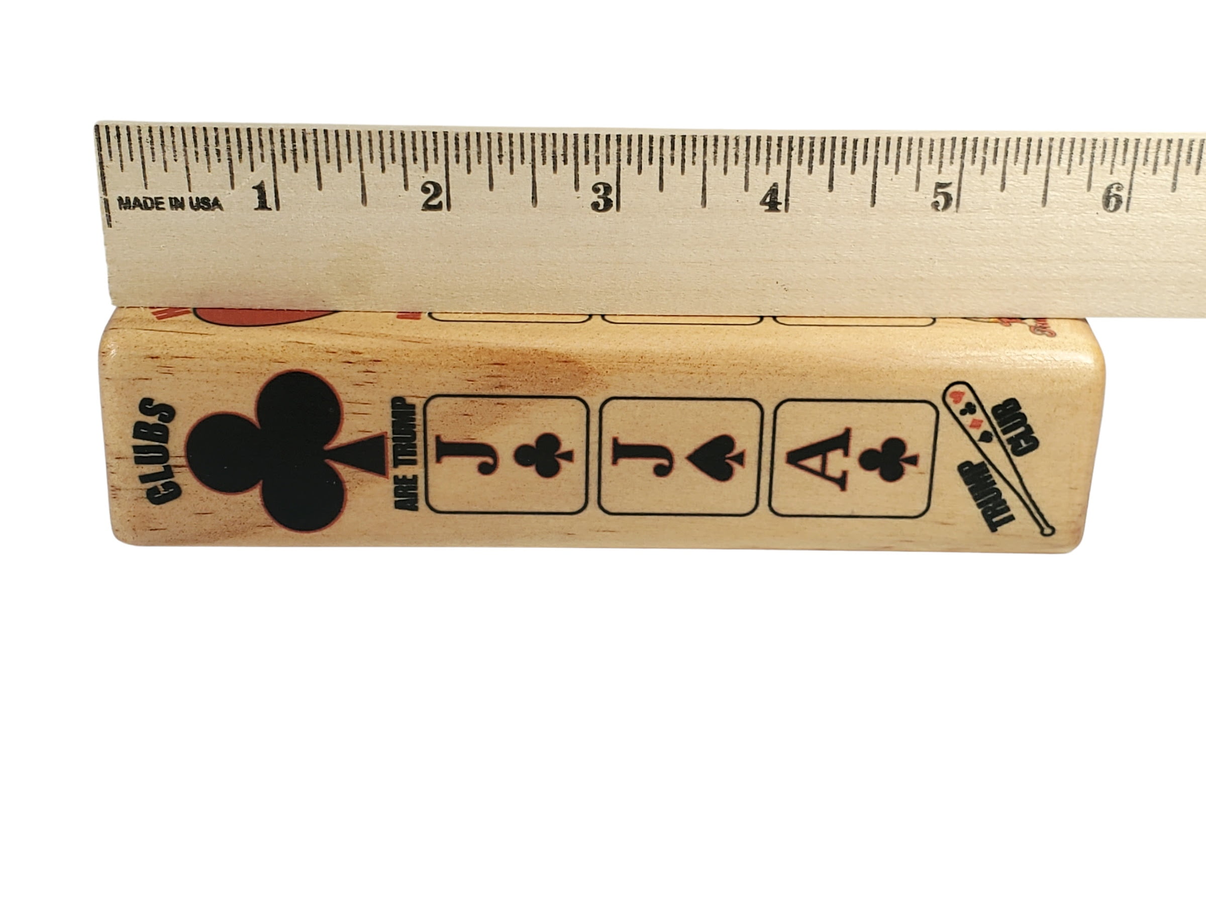 Euchre Trump Club - Stained - Combined trump indicator Euchre Trump Club - Stained - Combined trump indicator