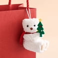 thumbnail image 4 of Plush Christmas Bear Hanging Ornament,Soft Stuffed Holiday Pendant with Hanging Loop,Indoor & Outdoor Decor for Christmas Tree,Front Door,Mall Scene And Seasonal Gift Selection, 4 of 8