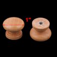 thumbnail image 3 of Uxcell Household Door Cabinet Drawer Dresser Cupboard Pull Knobs Wood Color 8pcs, 3 of 4