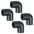 thumbnail image 1 of Uxcell 4-Pack Adaptador Conector de 90 Grados, Accesorio de Tubo de 1/2" Codo Schedule 80 para Línea de Agua, Gris, 1 of 6