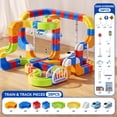 thumbnail image 3 of Dimoarch Electric Train Set for Kids 3 4 5 6 7 8 Year Old, 3D Magic Track Building Toy, 96PCS STEM Learning Toy, Christmas Birthday Gift for Boy Girl, 3 of 9