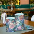 thumbnail image 3 of Yayeee Flameless Candles with Remote Flickering Battery Operated Multi Color Changing, Gothic Floral Print, 3 of 7