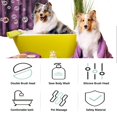 thumbnail image 2 of XINYUICEAN Cepillo de Baño para Perro Mascotas, Cepillo para Perros con 2 Cabezales de Cepillo de Si multicolor, 2 of 7