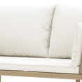 thumbnail image 6 of Craftian All-Weather Wicker Outdoor Loveseat with Cushions & Lumbar Pillows - Beige, 6 of 10