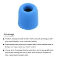 thumbnail image 4 of Unique Bargains Replacement Foam Ear Tips Earbuds Bud 5.1-6mm Small Size Earbuds Tips for Earphones Blue 8 Pcs, 4 of 5