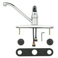 Mainstays 8" Widespread Single Handle Kitchen Faucet, Chrome