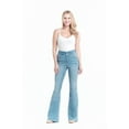 thumbnail image 2 of 1822 Denim Fabie High-Rise Fit & Lift Shapewear Flare Jeans: Exquisite Premium Denim, Classic Flare Silhouette, True-to-Size Sophisticated Style for Eye-Catching Elegance, 2 of 8